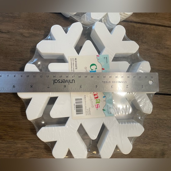 Snowflake ❄️ Crafting Bundle, 3-6pk 9x9 Inch White, 3-12pk of Blue&White 5x4 NWT - Picture 4 of 10
